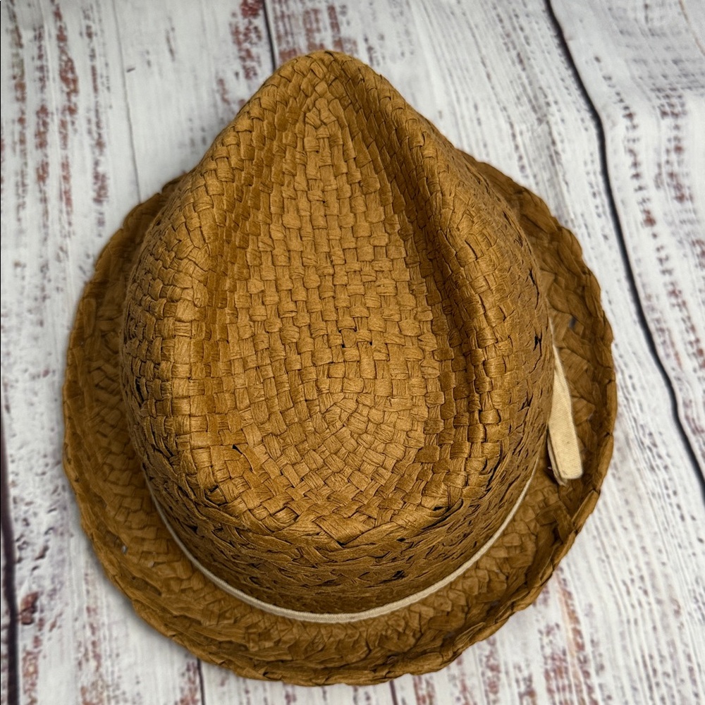 D&Y Brown Woven Fedora Hat - Picture 5 of 15